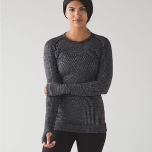 NWT Lululemon Heathered Black Size 12 Restless Pullover